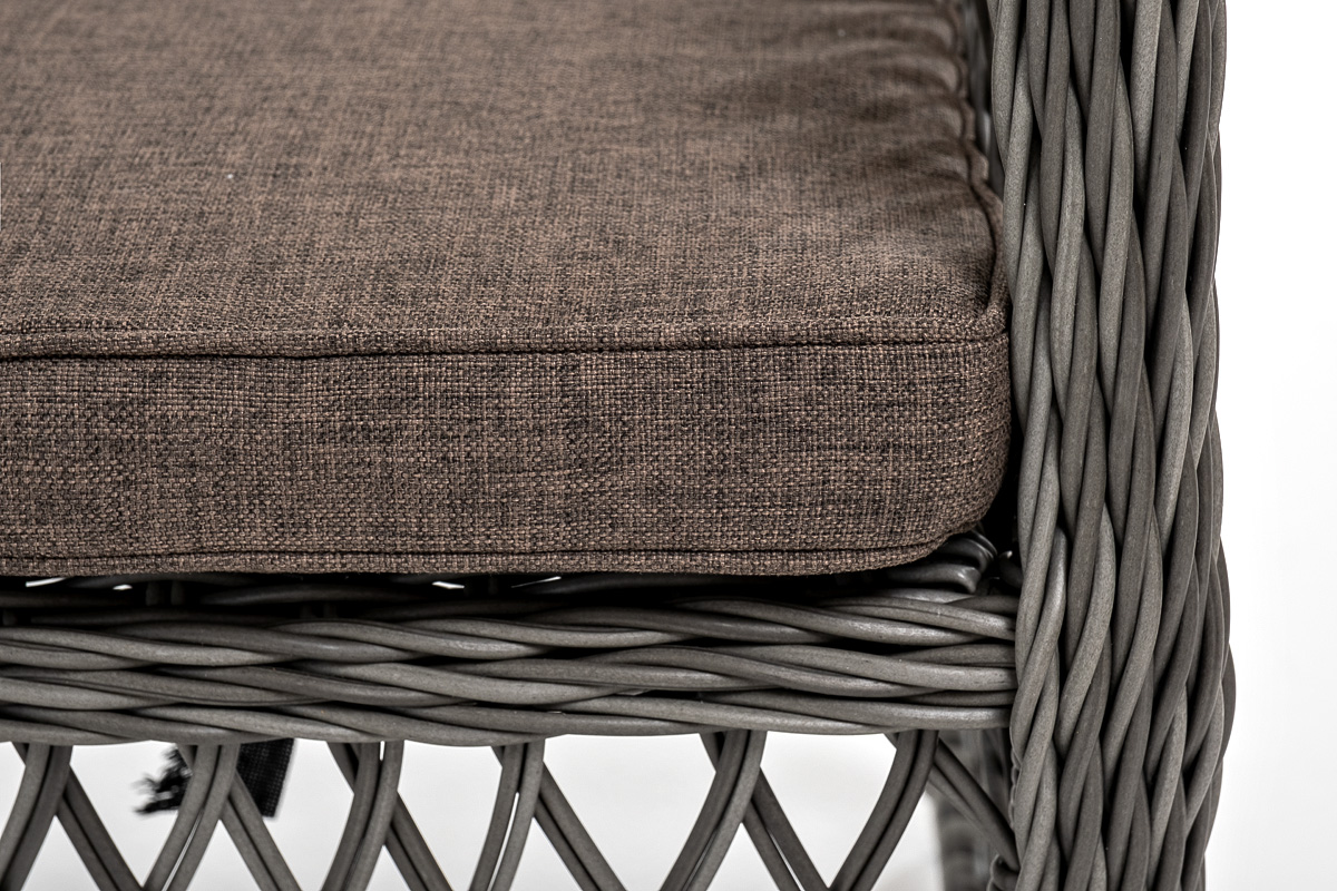 "Эспреззо–80 L" обеденная группа плетеная, цвет графит