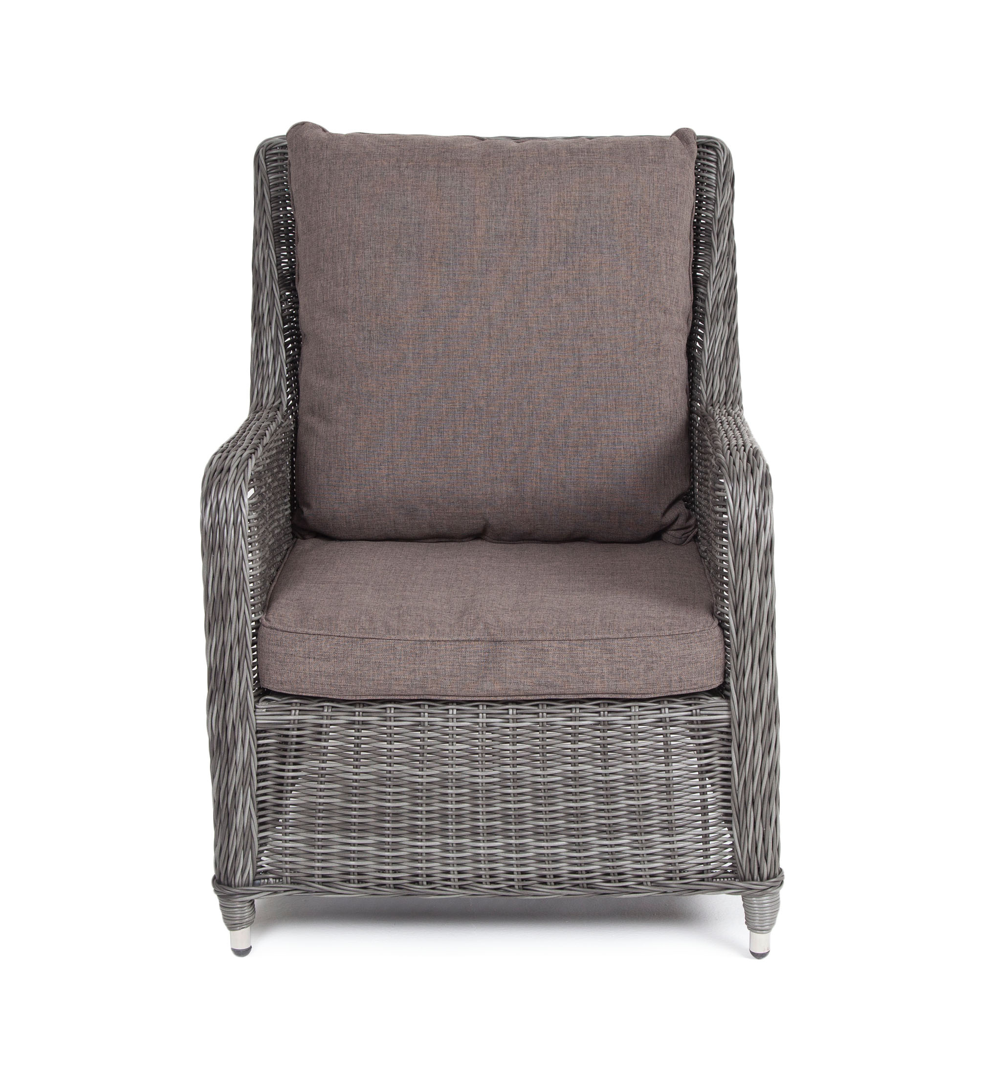 "Глиссандо" кресло плетеное из искусственного ротанга, цвет графит