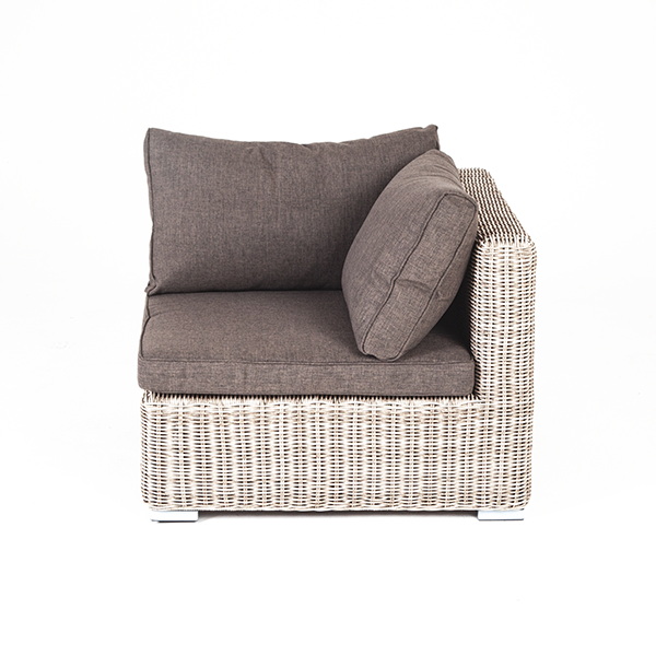 "Лунджи" модуль диванный угловой с подушками, цвет бежевый