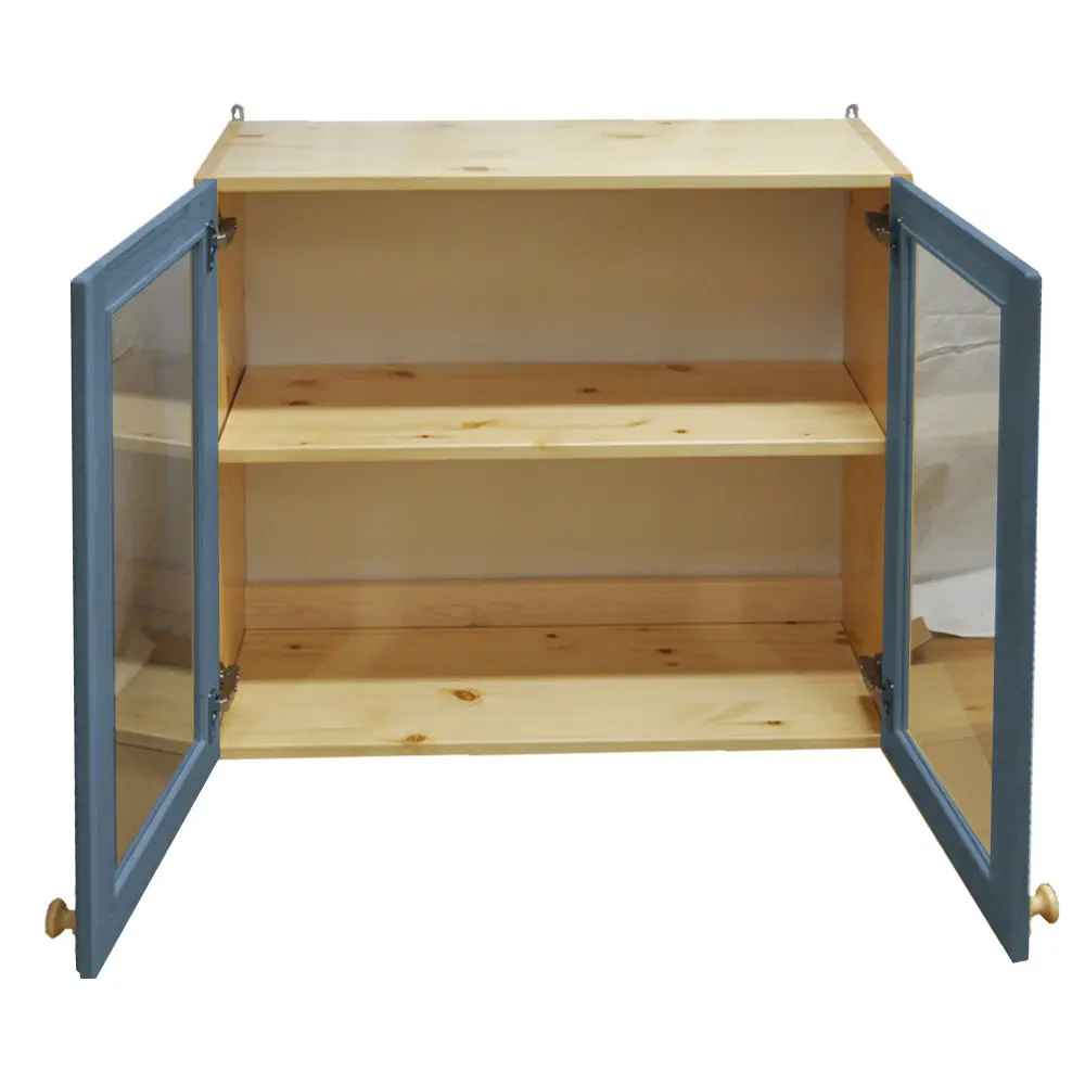 Шкаф настенный со стеклом Весури арт. 281 морин