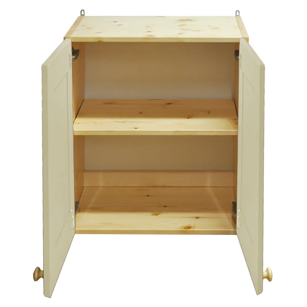 Шкаф настенный 2 дверки Весури арт. 260 слоновая кость