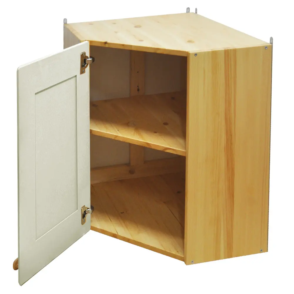 Шкаф Весури настенный арт. 266 угловой слоновая кость